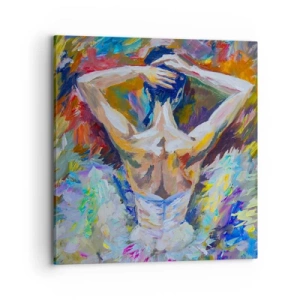 Bild auf Leinwand - Leinwandbild - Es kann alles sein - 70x70 cm