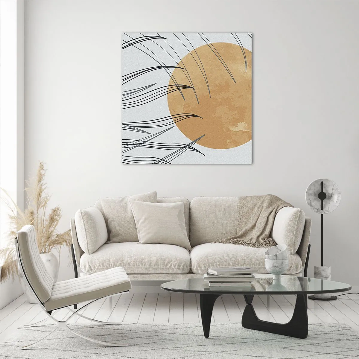 Glasbild - Bild auf glas - Immer der Sonne entgegen - 30x30 cm