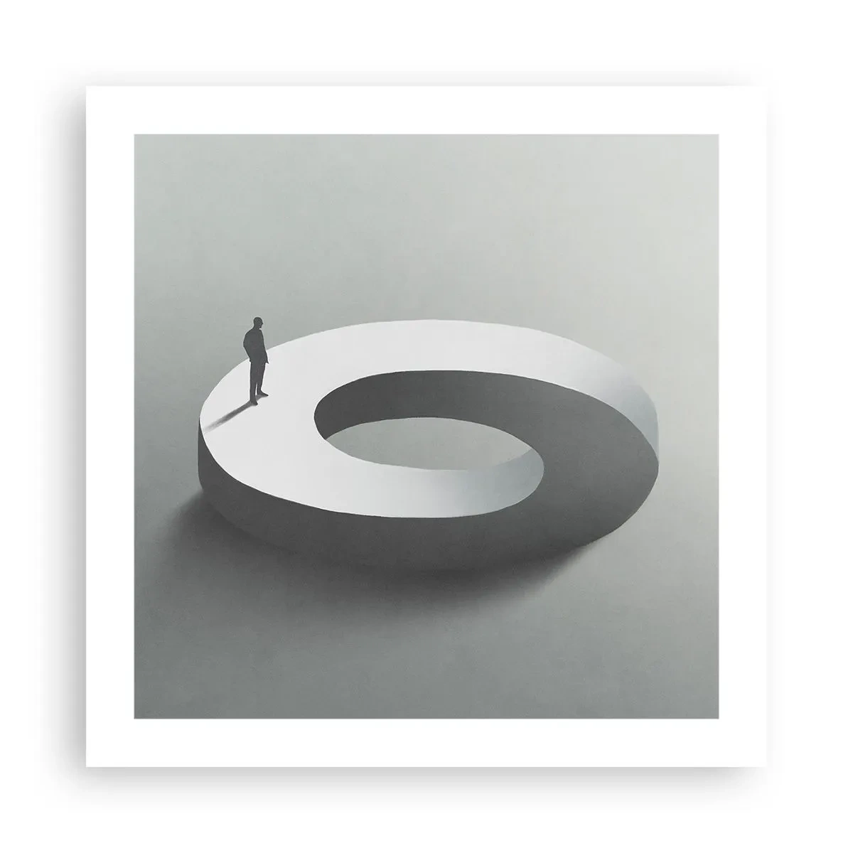 Poster - Und wie soll man davon klug werden - 50x50 cm