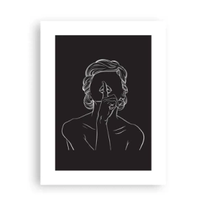 Poster - Schönheit erblüht in der Stille - 30x40 cm
