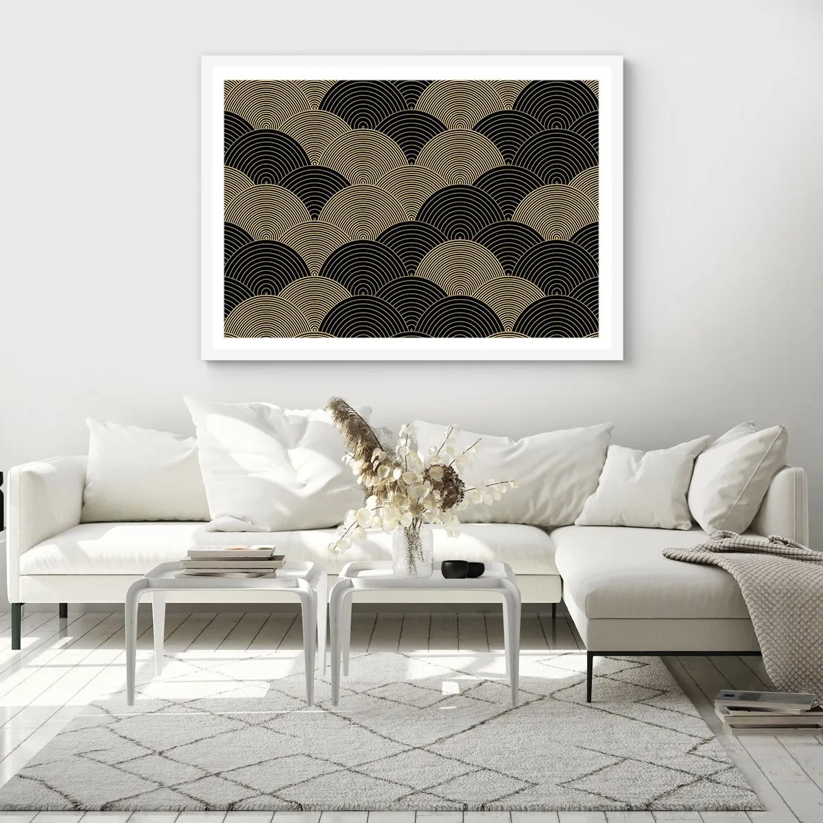 Poster in einem weißen Rahmen - Einheit in der Vielfalt - 40x30 cm