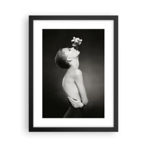 Poster in einem schwarzem Rahmen - Exzentrische Eleganz - 30x40 cm