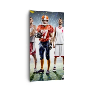 Bild auf Leinwand - Leinwandbild - Feldgladiatoren - 65x120 cm