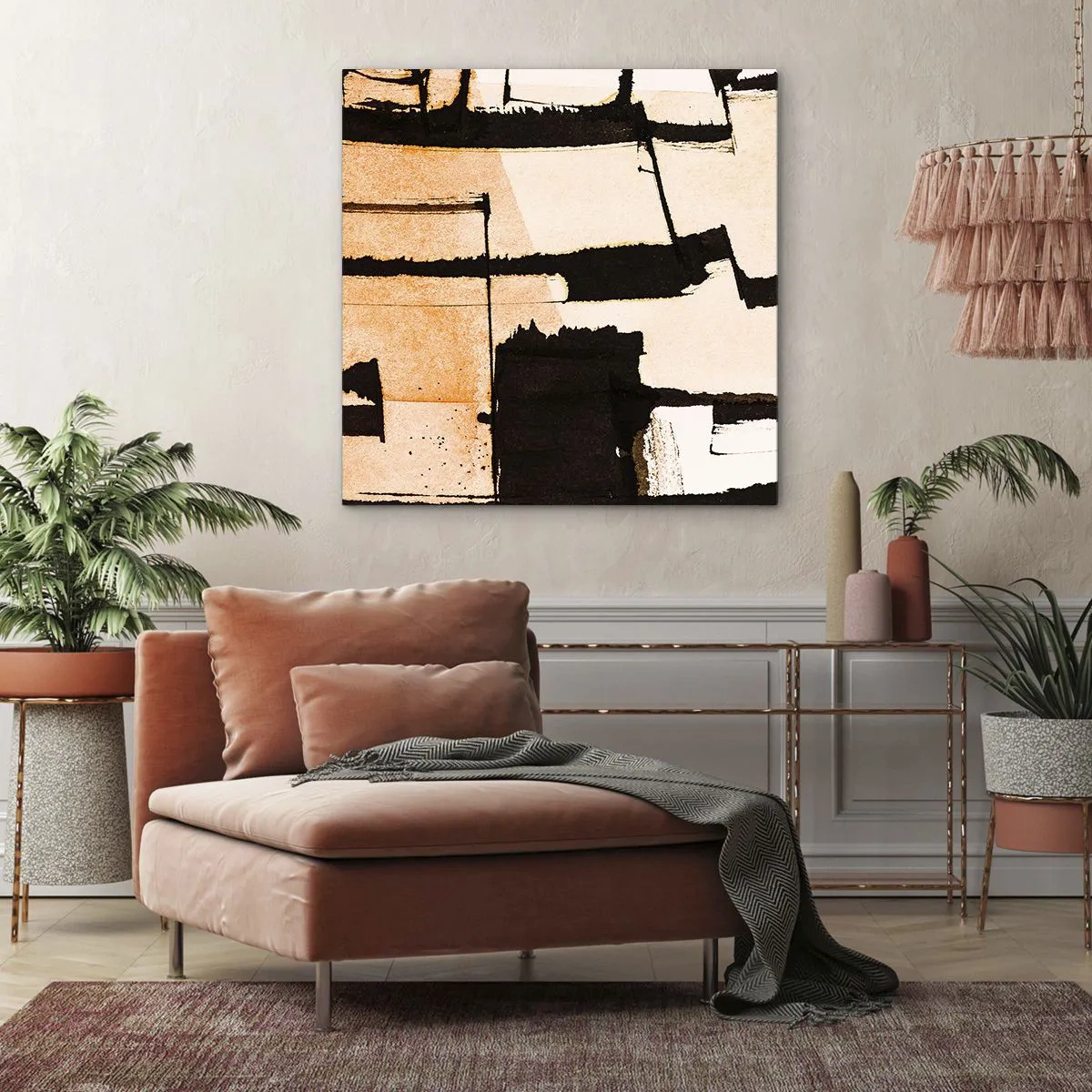 Bild auf Leinwand - Leinwandbild - Also doch Ordnung - 50x50 cm