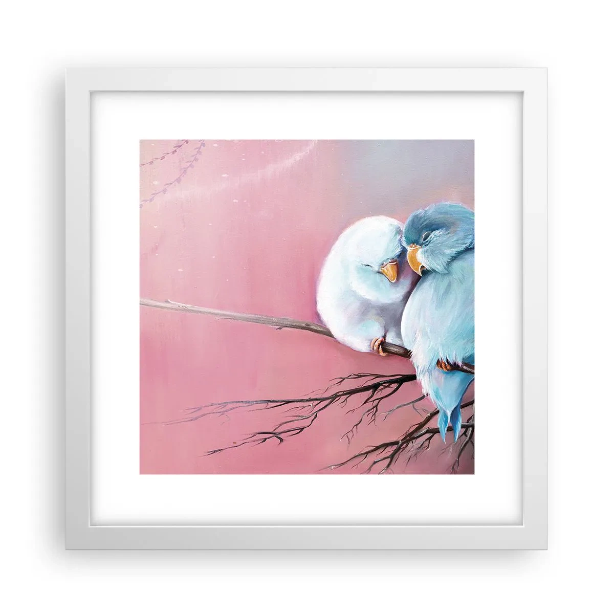 Poster in einem weißen Rahmen - Was kann ich hier hinzufügen? ... - 30x30 cm