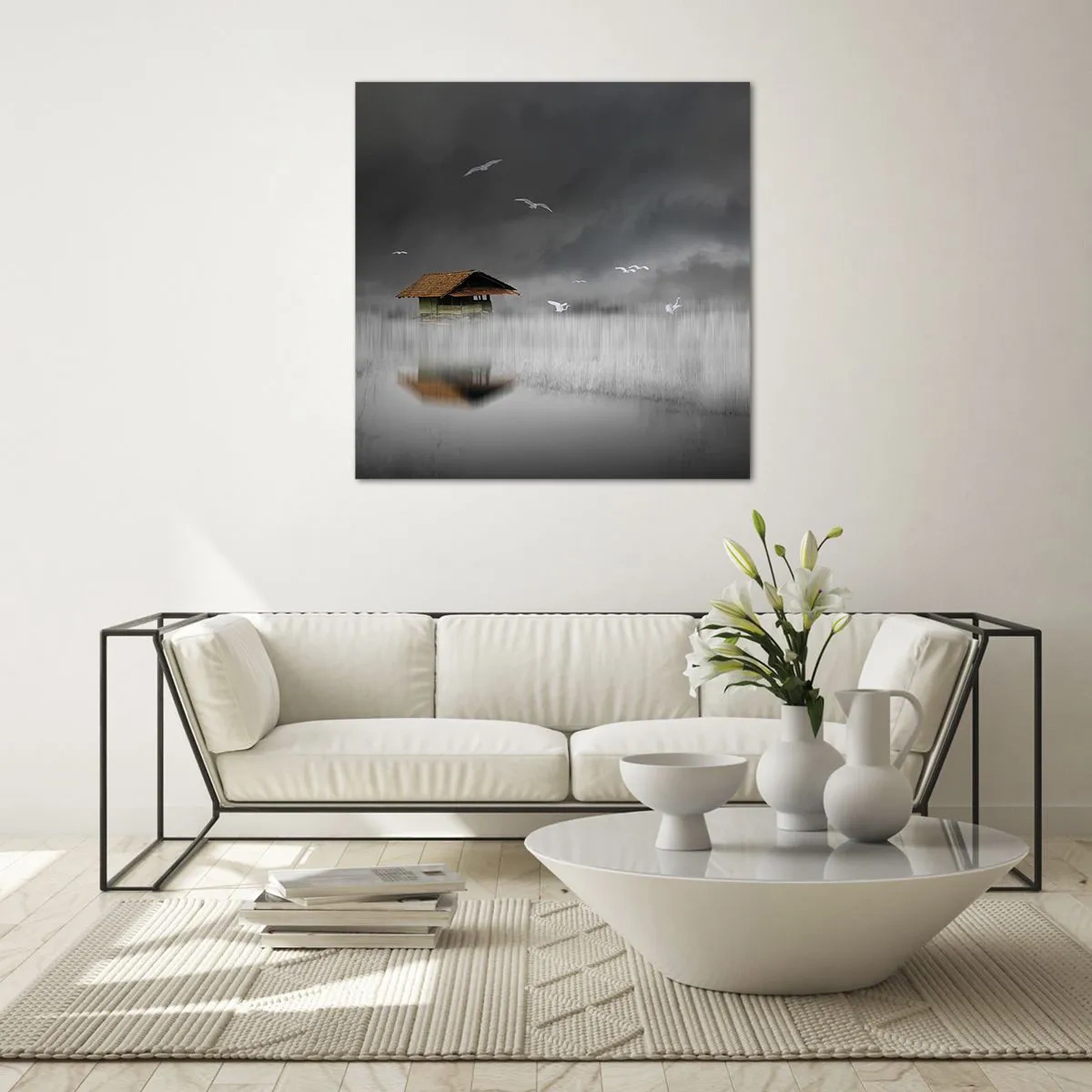 Glasbild - Bild auf glas - Schutz vor Regen - 60x60 cm