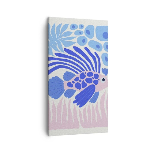 Bild auf Leinwand - Leinwandbild - In seinem Fahrwasser - 45x80 cm