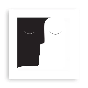 Poster - Einheit der Gegensätze - 30x30 cm