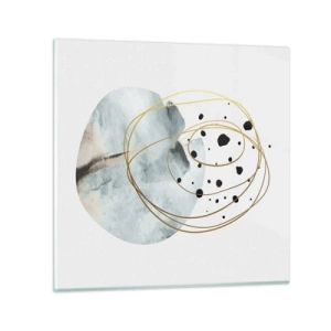 Glasbild - Bild auf glas - Vom Weltraum umarmt - 60x60 cm