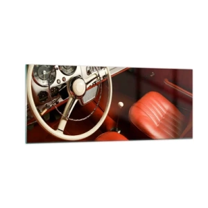 Glasbild - Bild auf glas - Luxus im Vintagestil - 100x40 cm