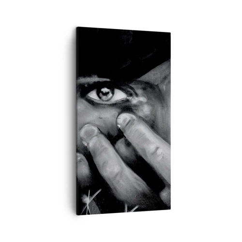 Bild auf Leinwand - Leinwandbild - Ich werde nicht sagen, wer es gemalt hat - 45x80 cm