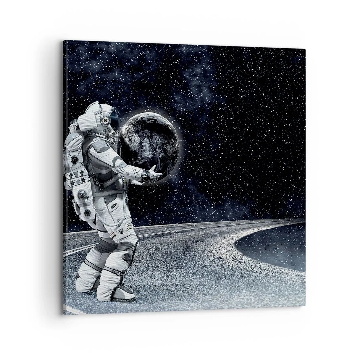 Bild auf Leinwand - Leinwandbild - Auf der Milchstraße - 60x60 cm
