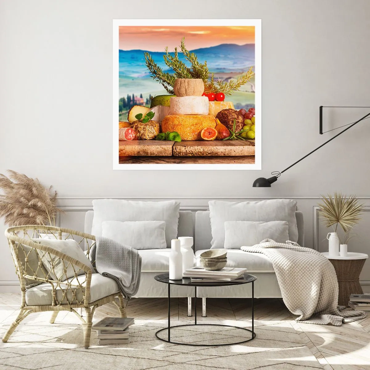 Poster - Die italienische Lebensfreude - 40x40 cm