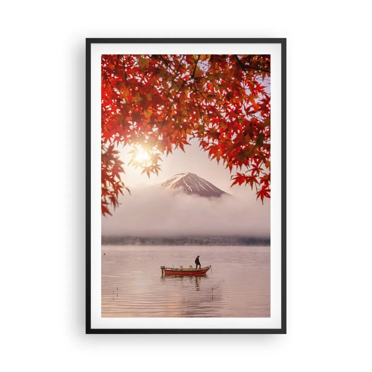 Poster in einem schwarzem Rahmen - Im japanischen Klima - 61x91 cm