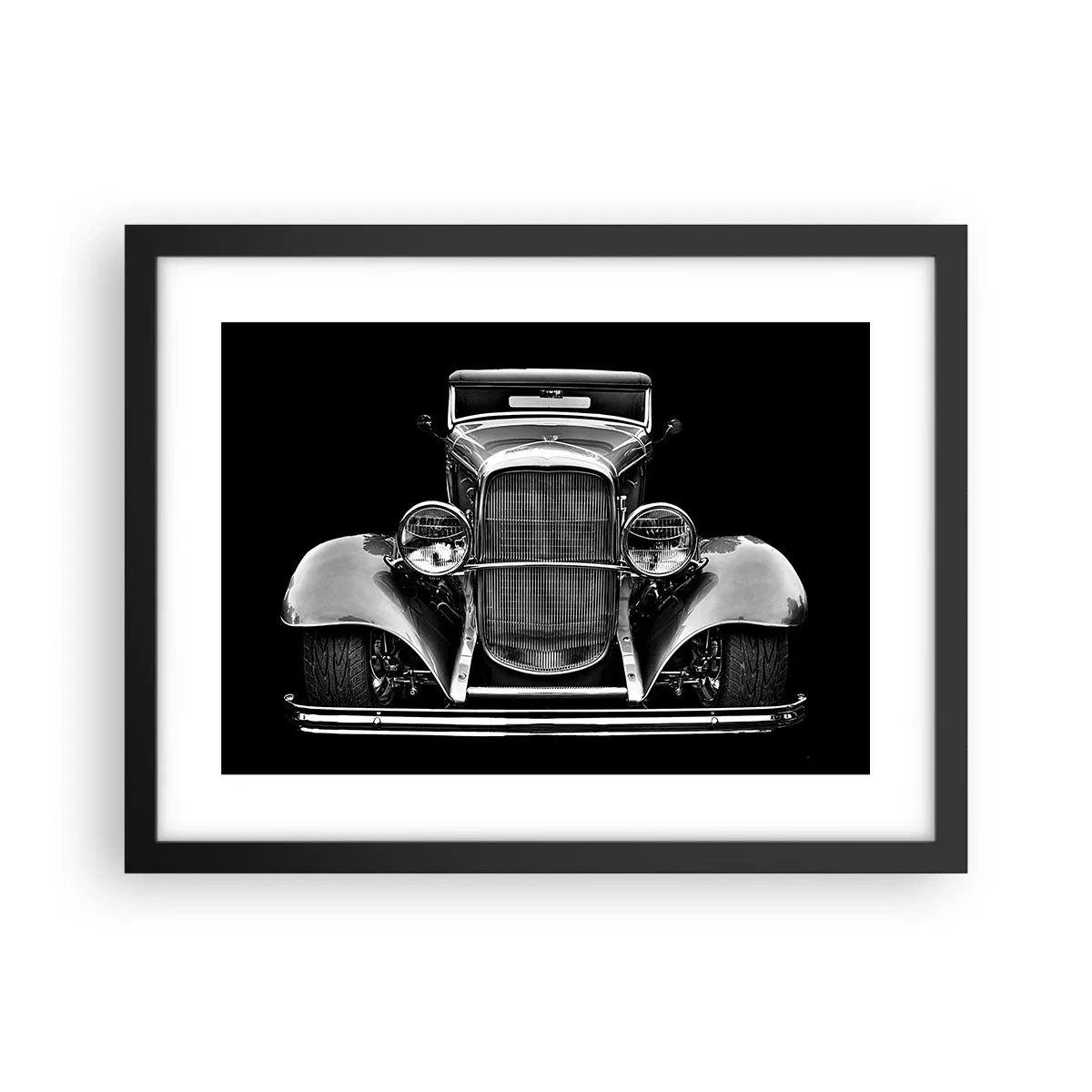 Poster in einem schwarzem Rahmen - Wahrer Gentleman - 40x30 cm