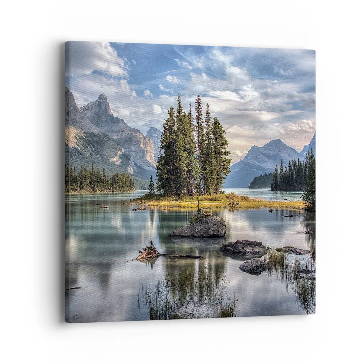 Bild auf Leinwand - Leinwandbild - An dem tollen und sauberen Wasser ... - 40x40 cm