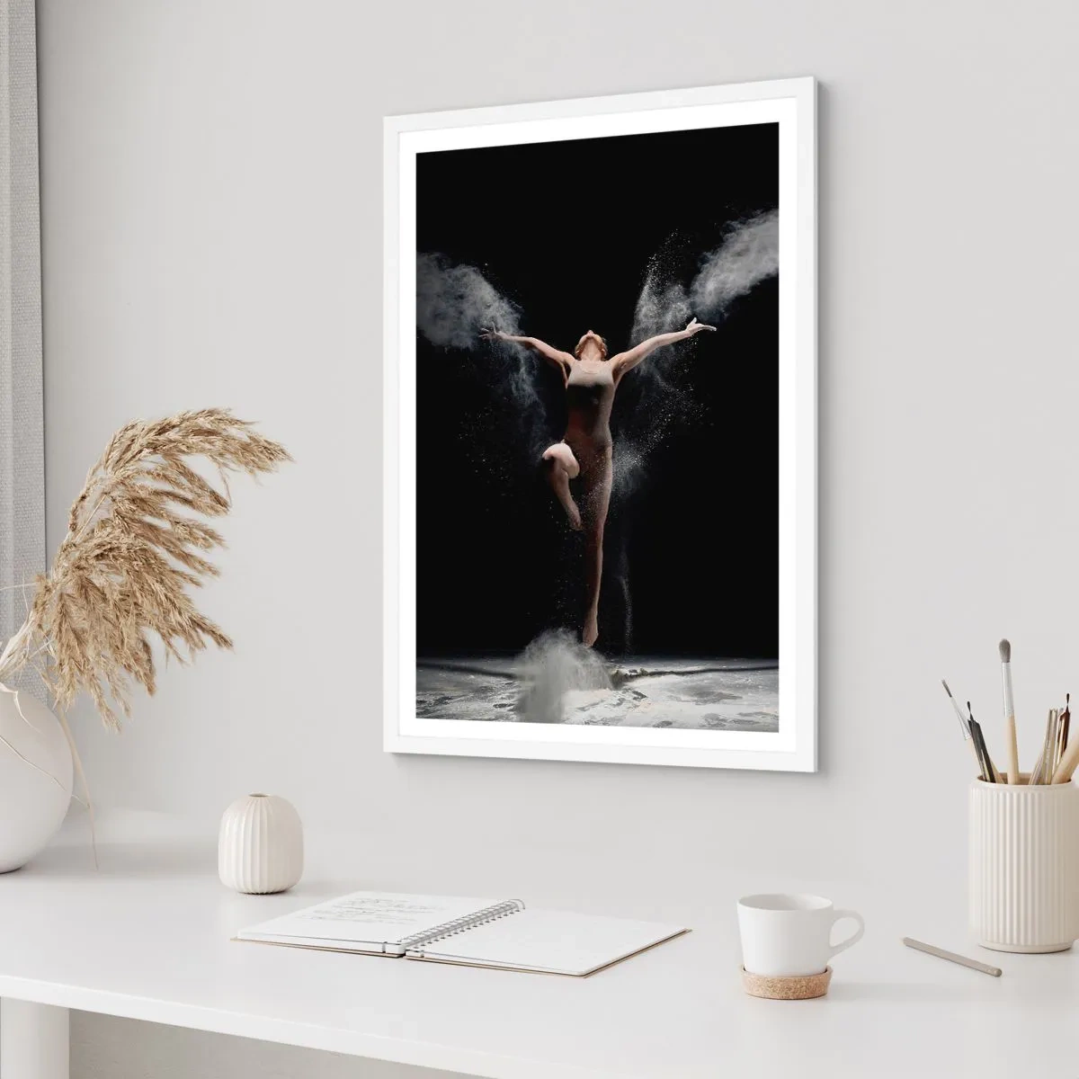 Poster in einem weißen Rahmen - Elfen existieren - 30x40 cm