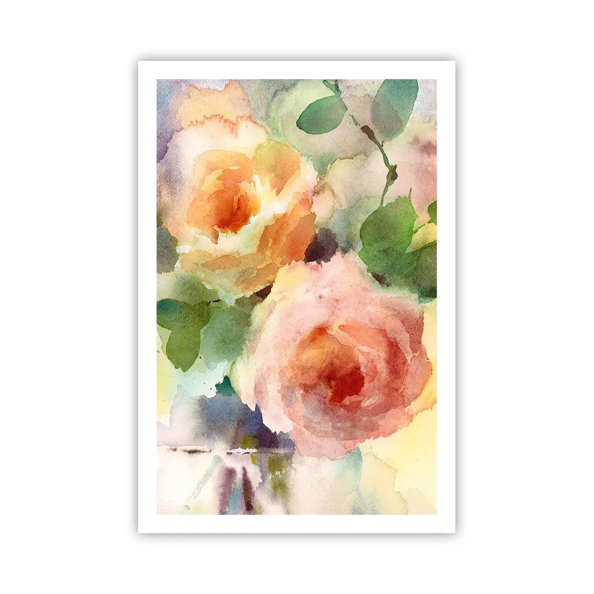 Poster - Zart wie Aquarell - 61x91 cm