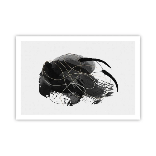Poster - Aus Schwarz entstanden - 91x61 cm