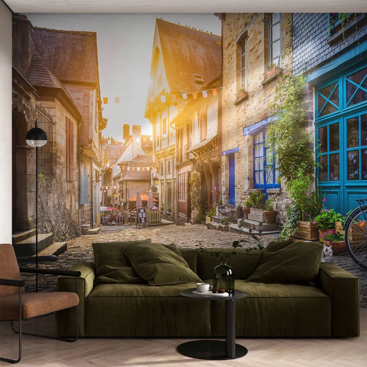 Fototapete Premium Canvas - Der weiße Geist der Stadt - Stadt, Frankreich, Die Architektur - 150x105 cm