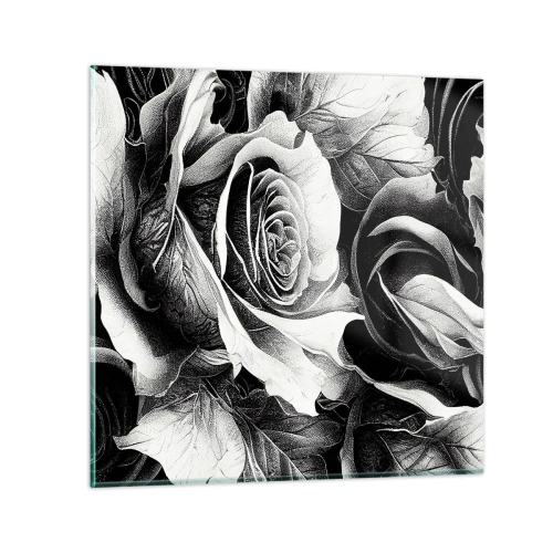 Glasbild - Bild auf glas - Immer Königin - 30x30 cm