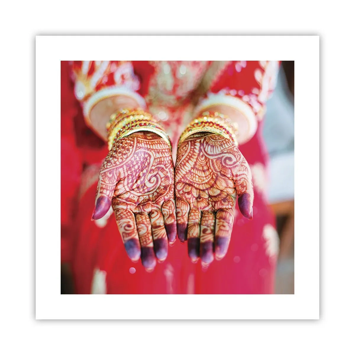 Poster - Bereit, das Glück zu fangen? - 40x40 cm