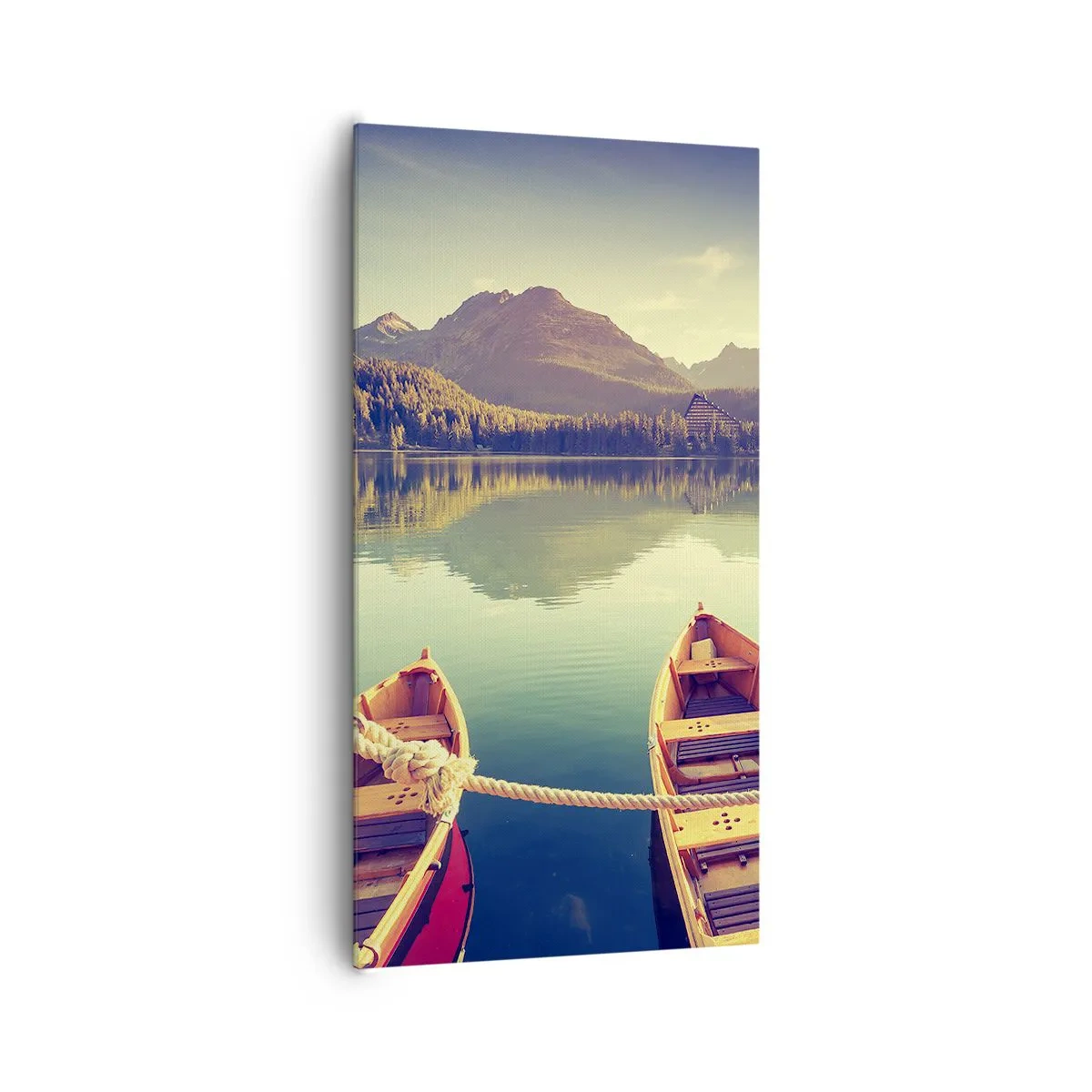 Bild auf Leinwand - Leinwandbild - Lebe nach ihren Gesetzen - 65x120 cm