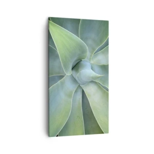 Bild auf Leinwand - Leinwandbild - Geburt des Grüns - 45x80 cm