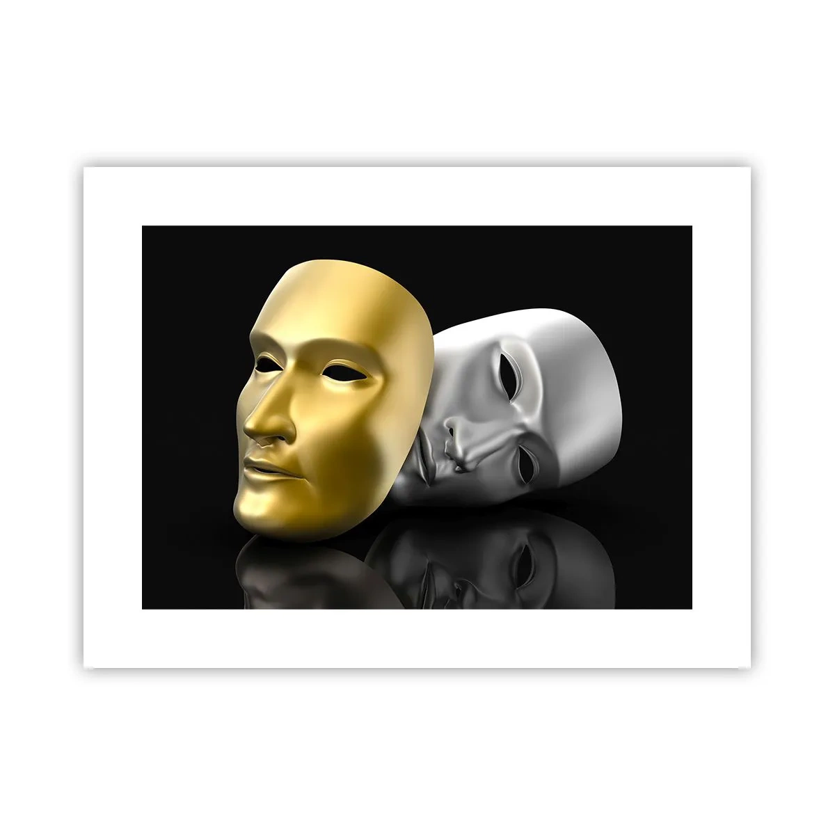 Poster - Das Leben ist wie ein Theater - 40x30 cm