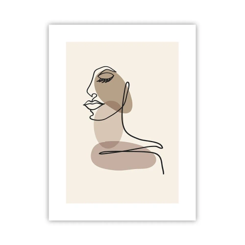 Poster - Sich selbst zugehört - 30x40 cm