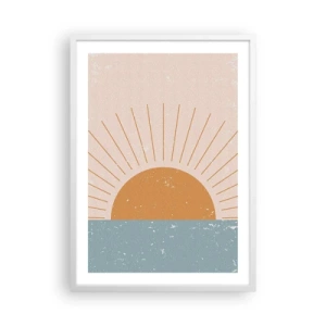 Poster in einem weißen Rahmen - Alltägliches Wunder - 50x70 cm