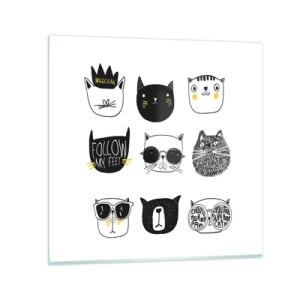 Glasbild - Bild auf glas - Jeder andere - 30x30 cm