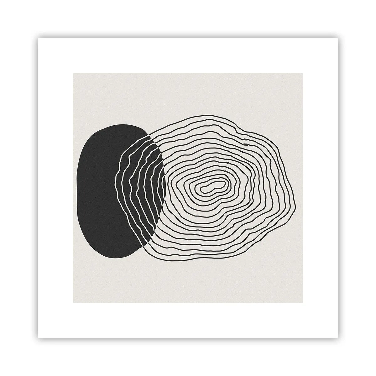 Poster - Dauer und Schwingung - 30x30 cm