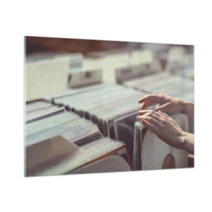 Glasbild - Bild auf glas - Auf der Suche nach Emotionen - 100x70cm - Auf der Suche nach Emotionen - Moderne Wanddekoration für Wohnzimmer und Schlafzimmer ARTTOR