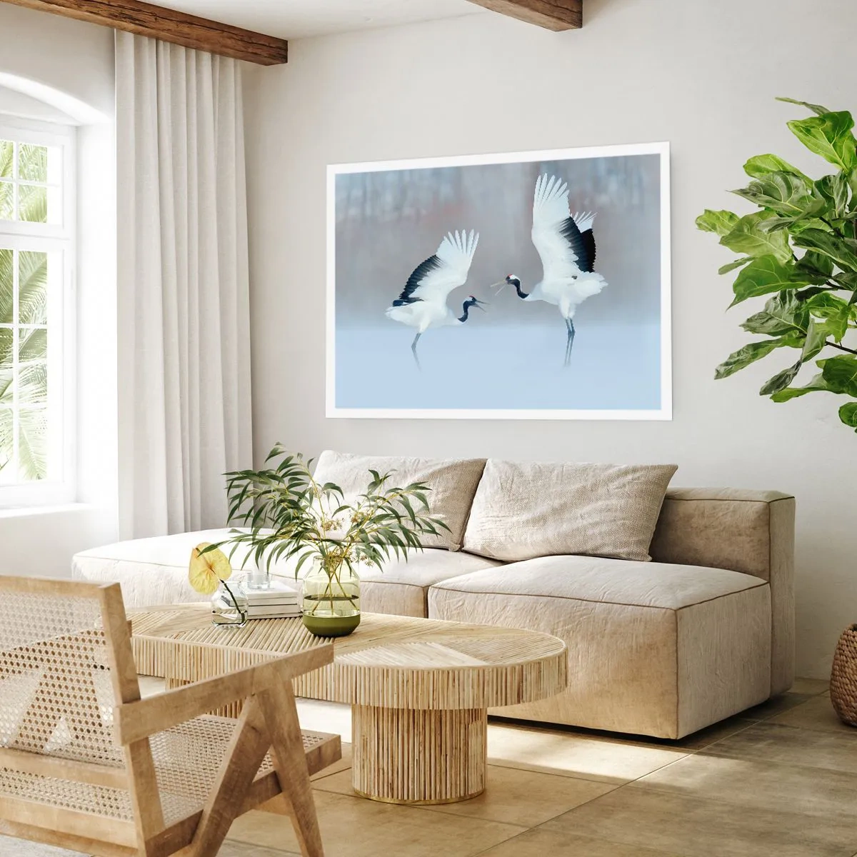 Poster - Tanz im Nebel - 40x30 cm