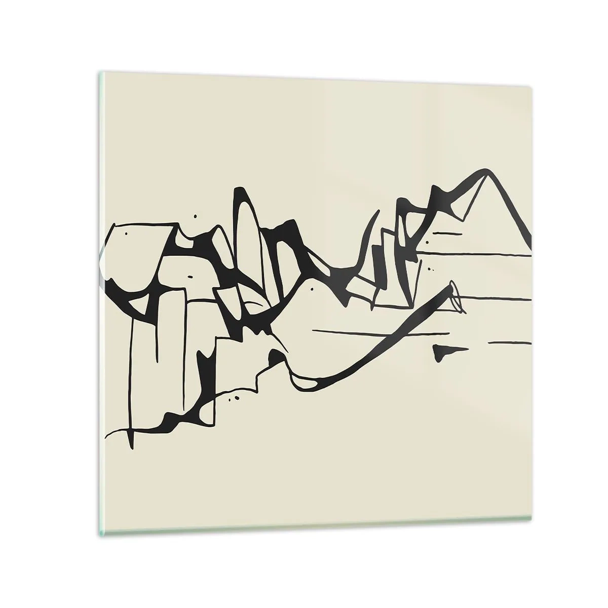 Glasbild - Bild auf glas - Vielleicht eine Landschaft - 40x40 cm