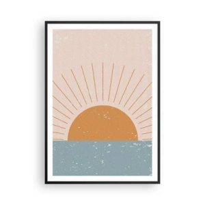 Poster in einem schwarzem Rahmen - Alltägliches Wunder - 70x100 cm