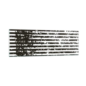 Glasbild - Bild auf glas - Rhythmus und Rauschen - 90x30 cm