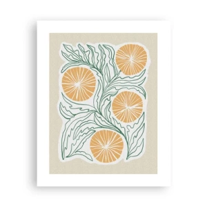 Poster - Ethnisch mit einem Hauch von Abstraktion - 40x50 cm