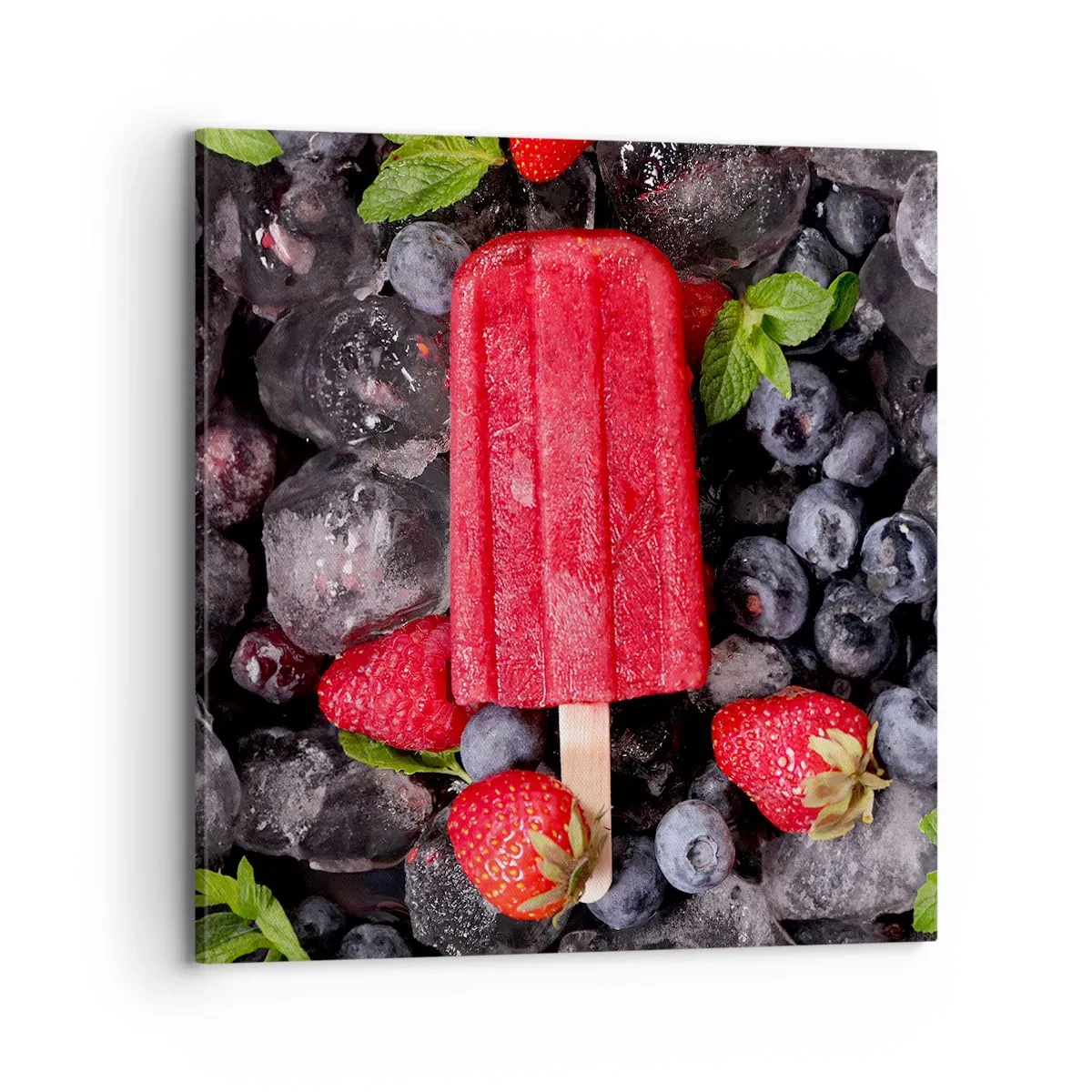 Bild auf Leinwand - Leinwandbild - So schmeckt der heiße Sommer - 70x70 cm