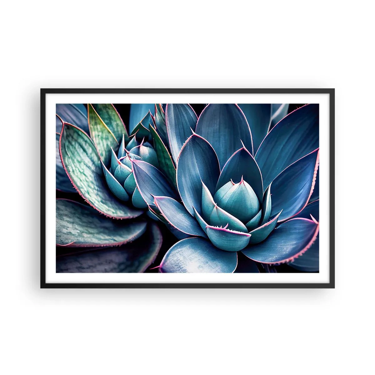 Poster in einem schwarzem Rahmen - Lebenskraft - 91x61 cm