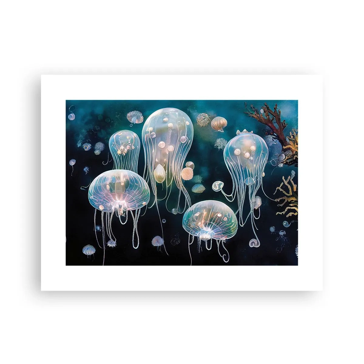 Poster - Unterwasserball - 40x30 cm