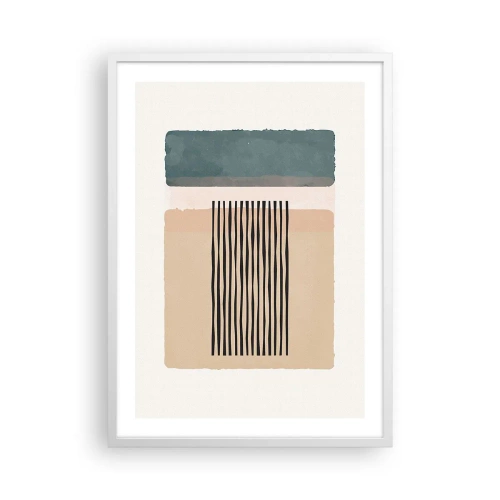 Poster in einem weißen Rahmen - Alles ist in Ordnung - 50x70 cm