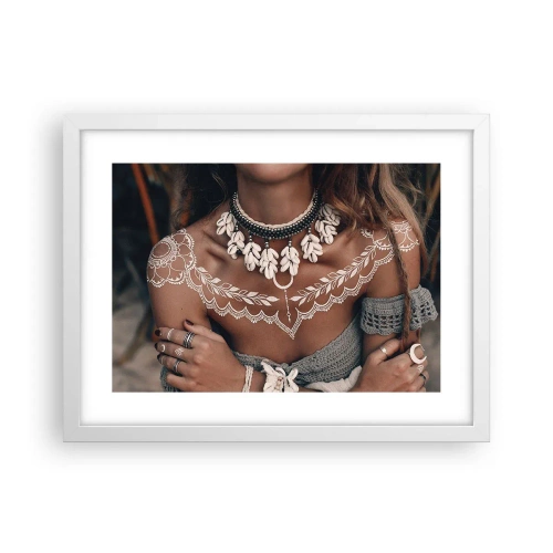 Poster in einem weißen Rahmen - Talismane, Rituale der Weiblichkeit - 40x30 cm