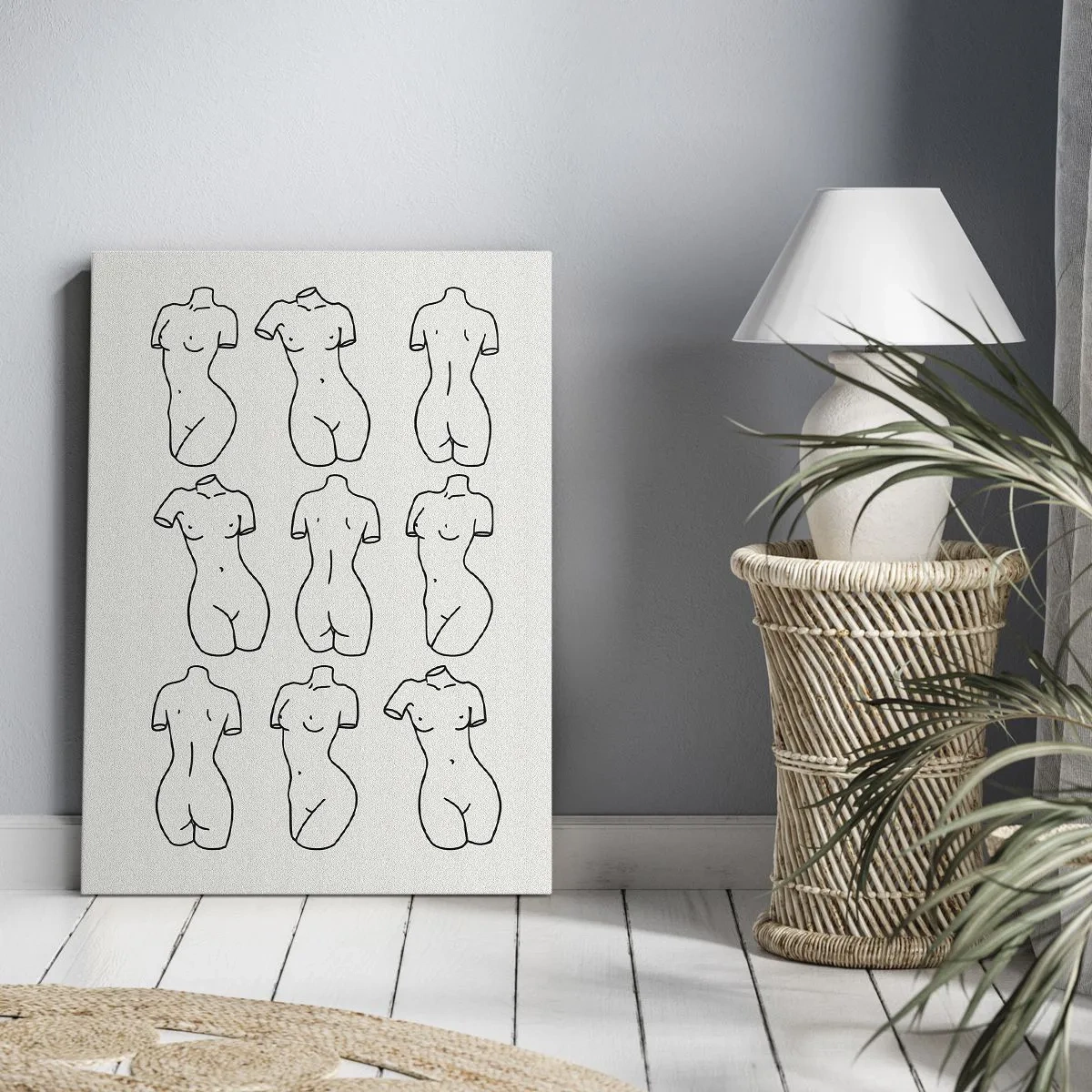 Bild auf Leinwand - Leinwandbild - Nur Venus - 55x100 cm