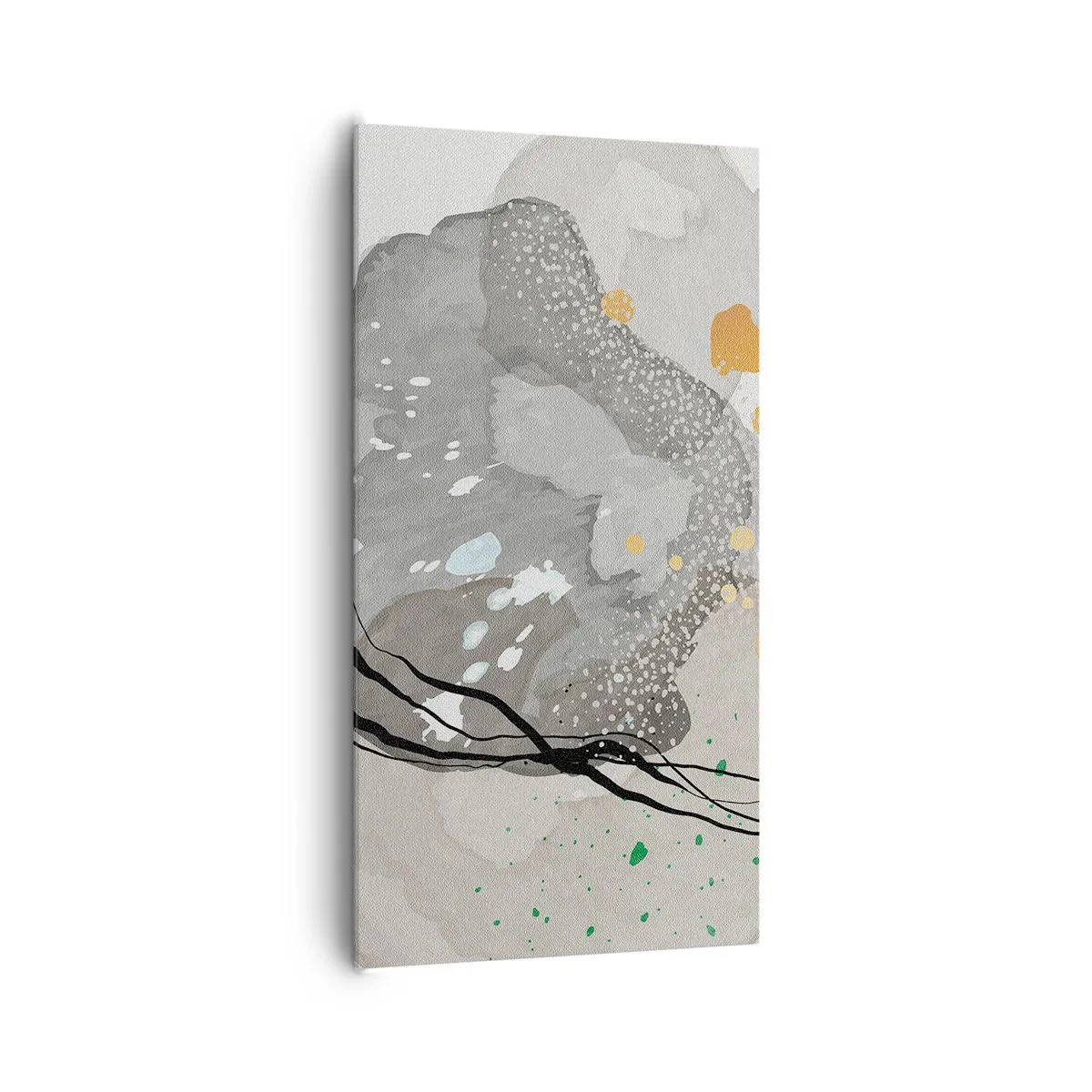 Bild auf Leinwand - Leinwandbild - Organische Komposition - 65x120 cm