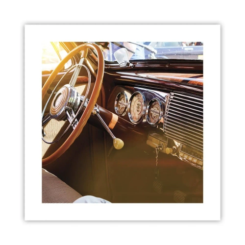 Poster - Ein Hauch von Luxus aus der Vergangenheit - 40x40 cm