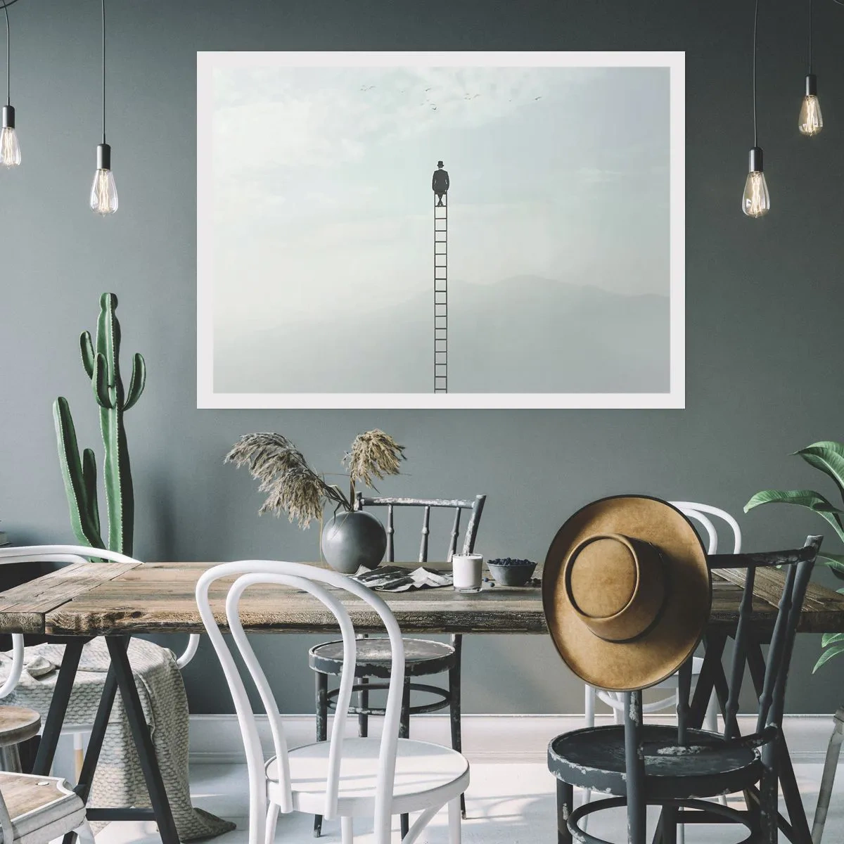 Poster - Erhebe dich darüber! - 40x30 cm