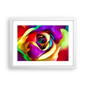 Poster in einem weißen Rahmen - Es ist unmöglich - 40x30 cm