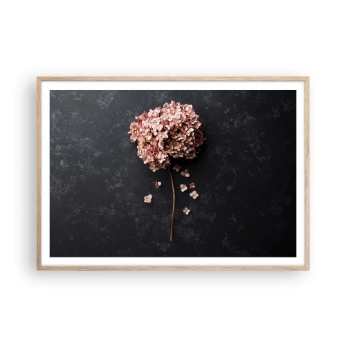 Poster in einem Rahmen aus heller Eiche - Wirklich romantisches Zeichen - 100x70 cm